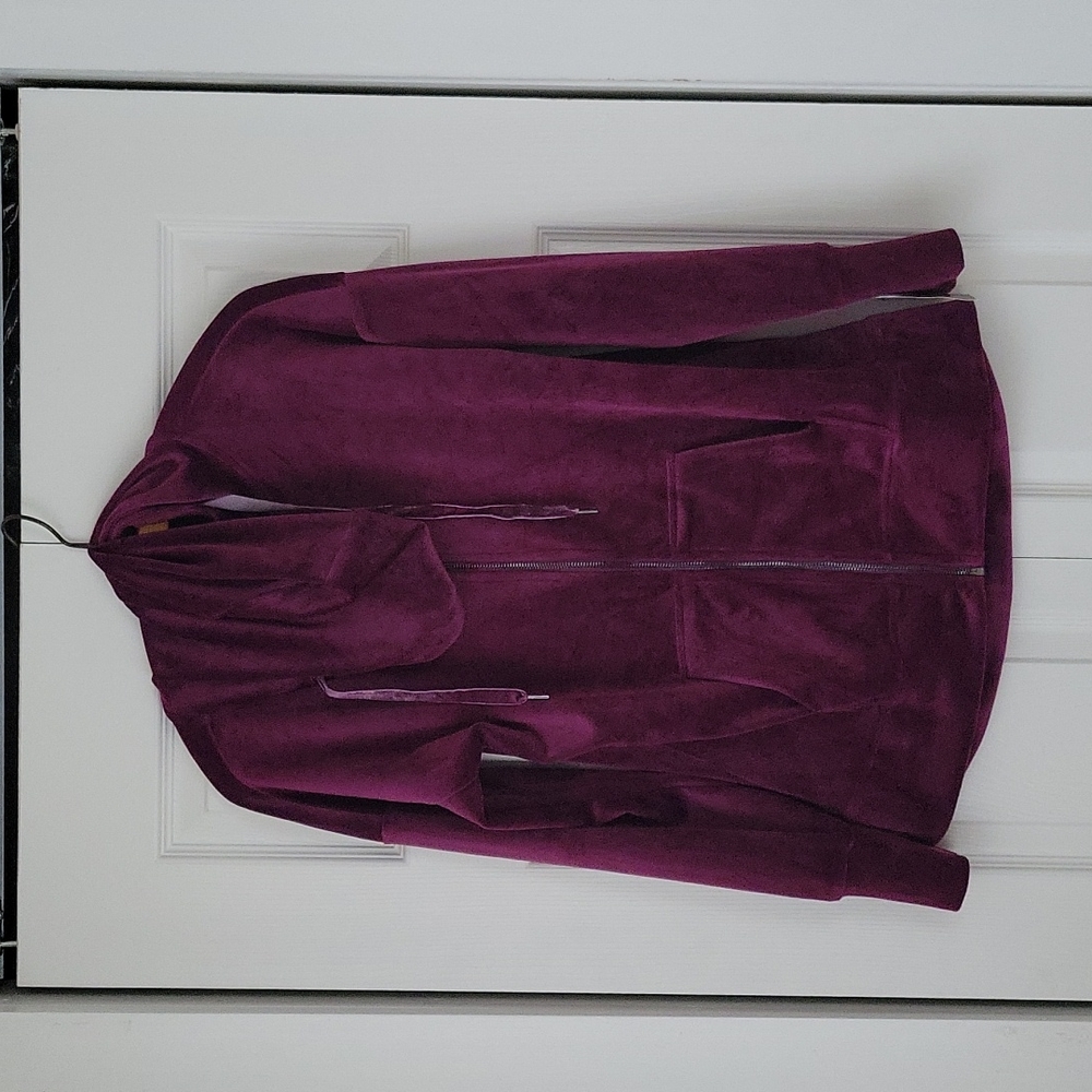 Super soft purple zip up hoodie